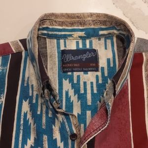 Vintage Wrangler Short Sleeve Western Work Shirt